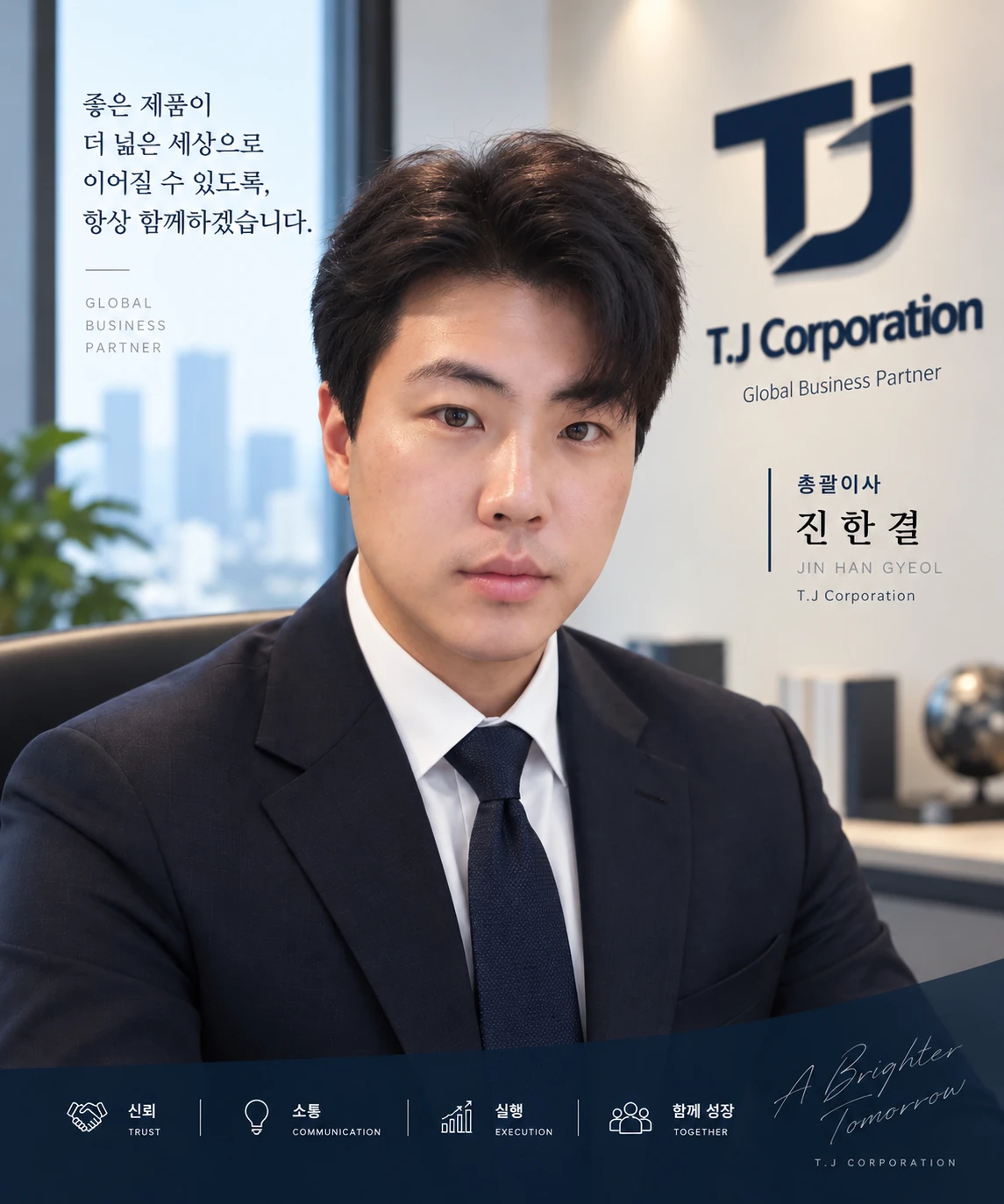 투진코퍼레이션 총괄이사 진한결